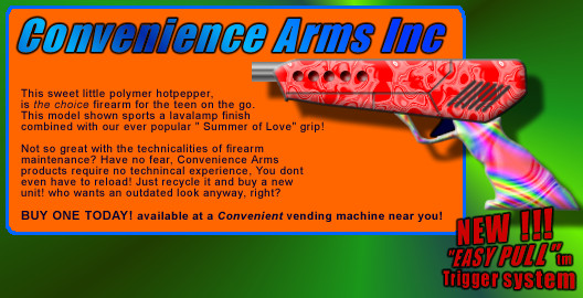 Convenience Arms graphic (c) 2000 Jason Chambers